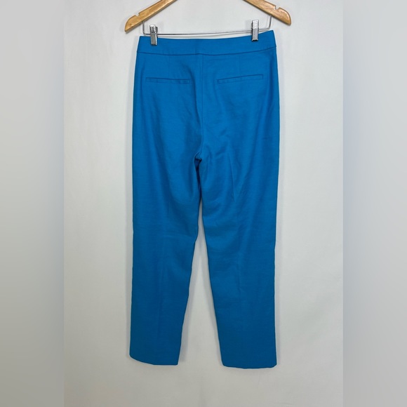 NEW / Kate straight-leg pant in stretch linen blend / B003 - Picture 5 of 7